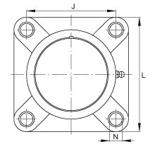 軸承座單元 RCJY35-TV-VA, 四孔塑料軸承座,內(nèi)圈帶平頭螺釘?shù)耐馇蛎媲蜉S承,耐腐蝕設(shè)計,R 型密封 軸承座單元 RCJY35-TV-VA, 四孔塑料軸承座,內(nèi)圈帶平頭螺釘?shù)耐馇蛎媲蜉S承,耐腐蝕設(shè)計,R 型密封